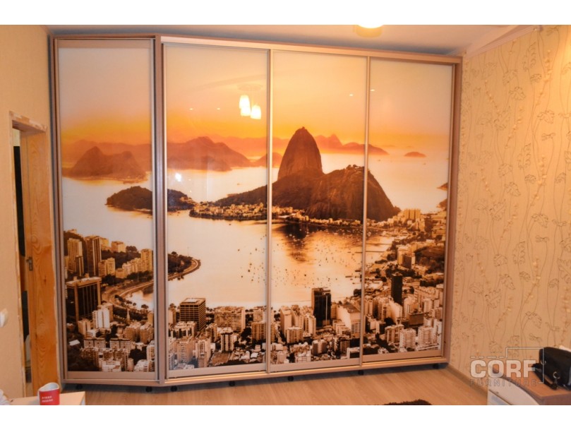 Шкаф с фотопечатью Рио-де-Жанейро на заказ