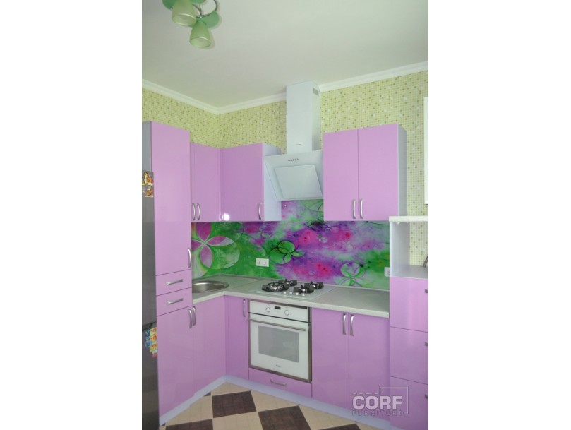 Кухня в лавандовому кольорі на заказ