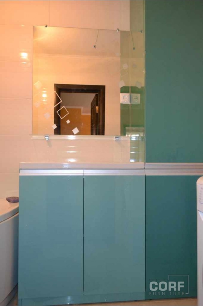 
                                Мебель мятного цвета для ванной комнаты на заказ  на заказ